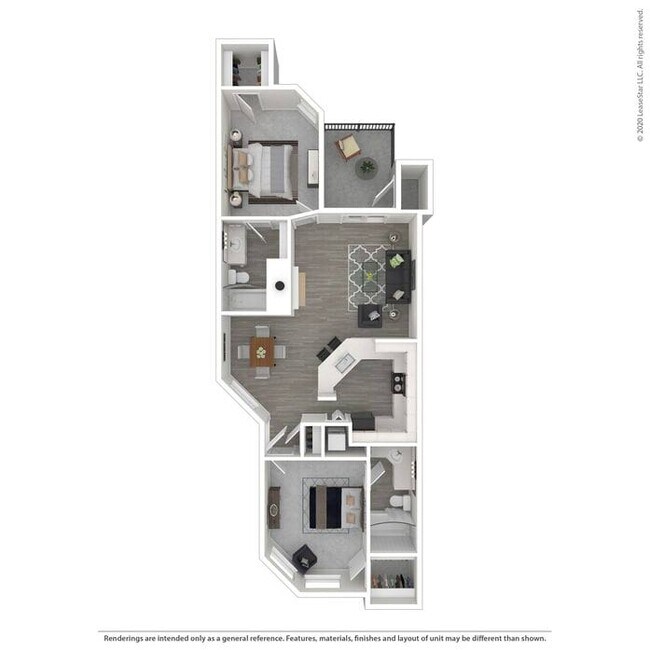 Unit AV-103 AV-205 floor plan